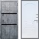 Входная металлическая Дверь Рекс (REX) 15 Бетон Темный FL-128 Белый ясень в Апрелевке