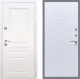 Входная металлическая Дверь Рекс (REX) Премиум-н Силк Сноу FL-289 Белый ясень в Апрелевке