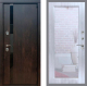 Входная металлическая Дверь Рекс (REX) 26 Зеркало Пастораль Сандал белый в Апрелевке